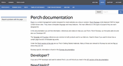 Desktop Screenshot of docs.grabaperch.com